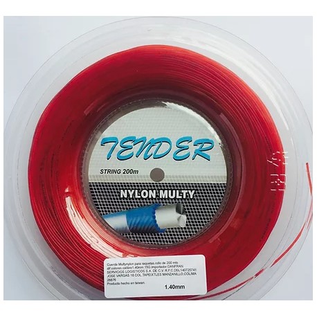 Tender Multy Nylon Rojo 1.40 200M