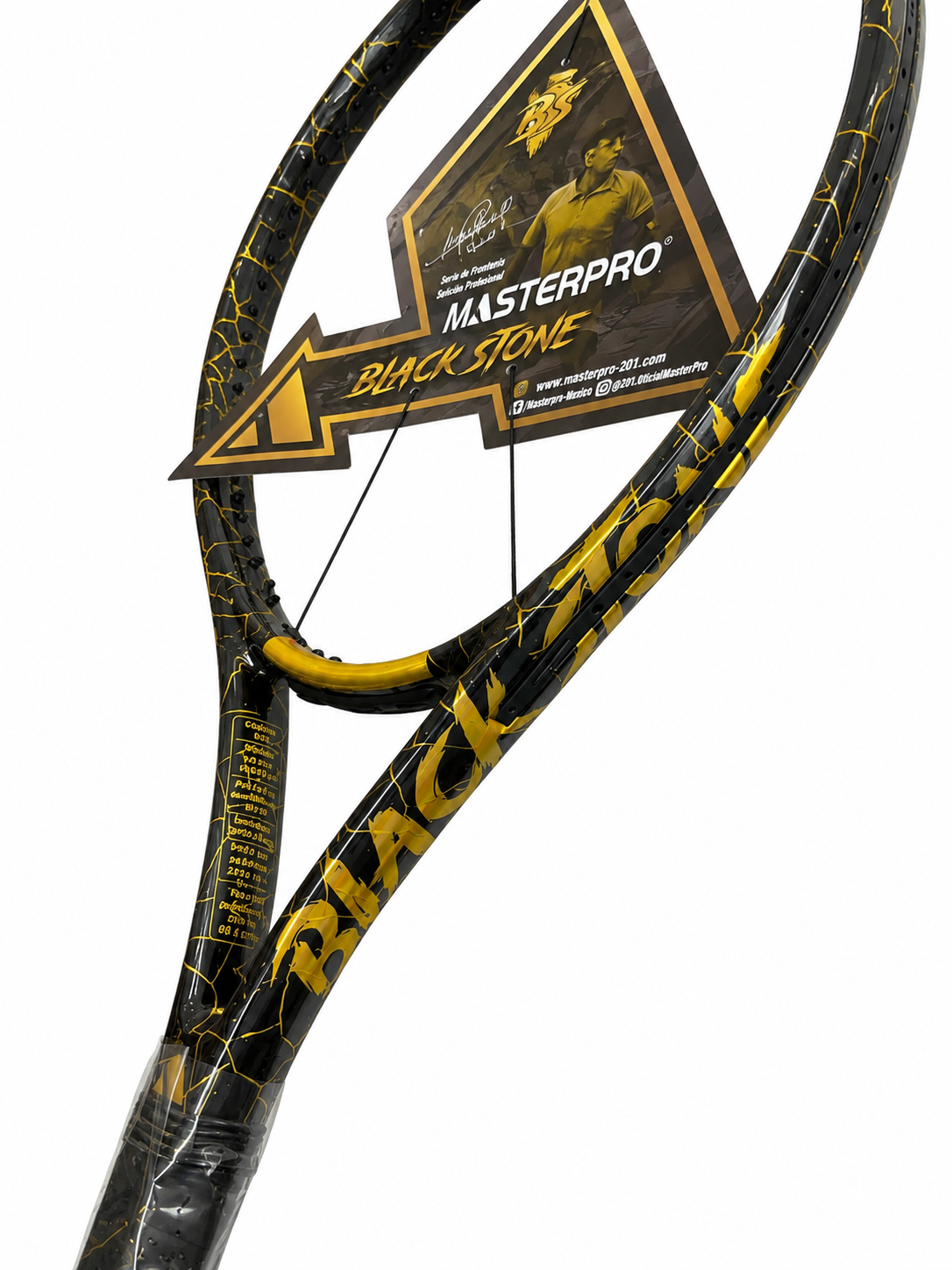 Raqueta Masterpro Black Stone para Frontenis