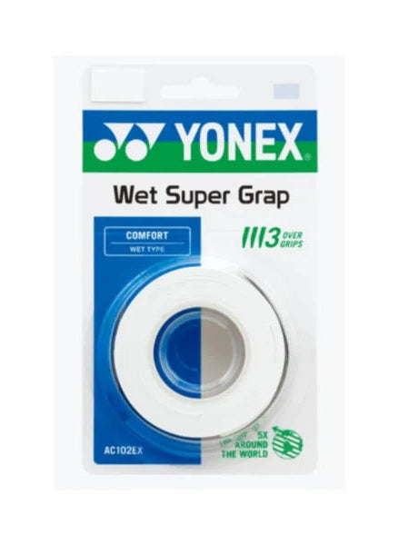 Yonex Overgrip Wet Super Grap Blanco