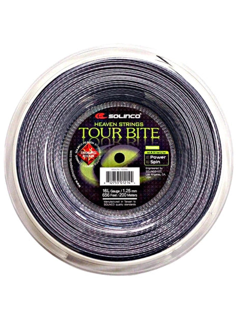 Rollo de Cuerda Solinco Tour Bite Diamond Rough, 200 mts Gris