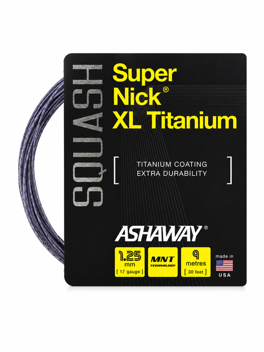 Cuerda Ashaway Super Nick XL Titanium para Squash