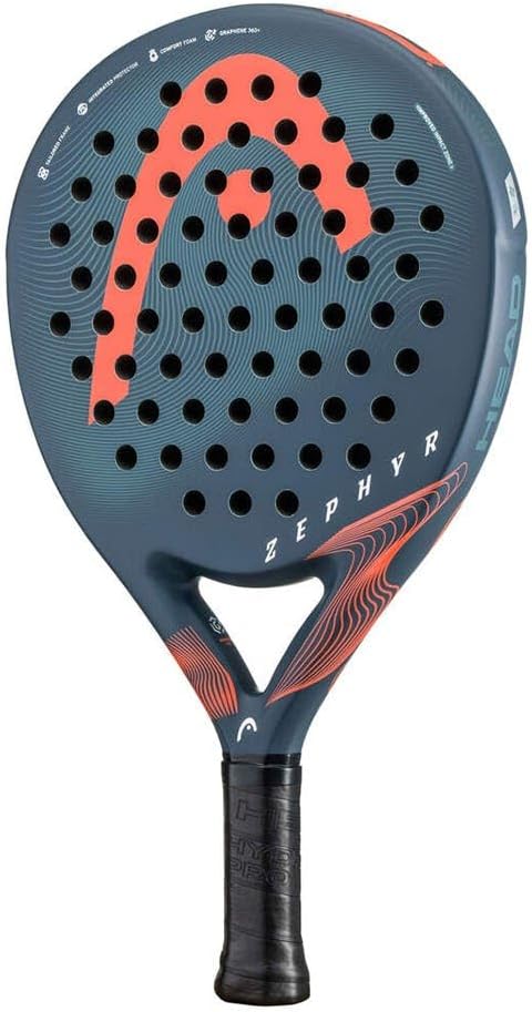 Pala Head Zephyr Naranja para Padel
