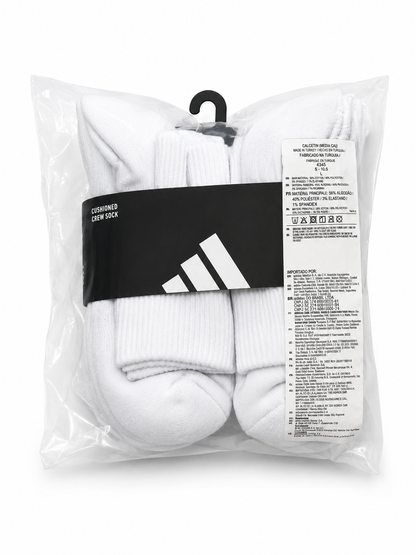 Calcetas Adidas Cushioned Crew 6PCS