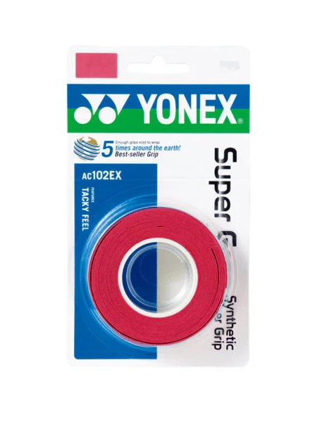 Yonex Overgrip Wet Super Grap Rojo