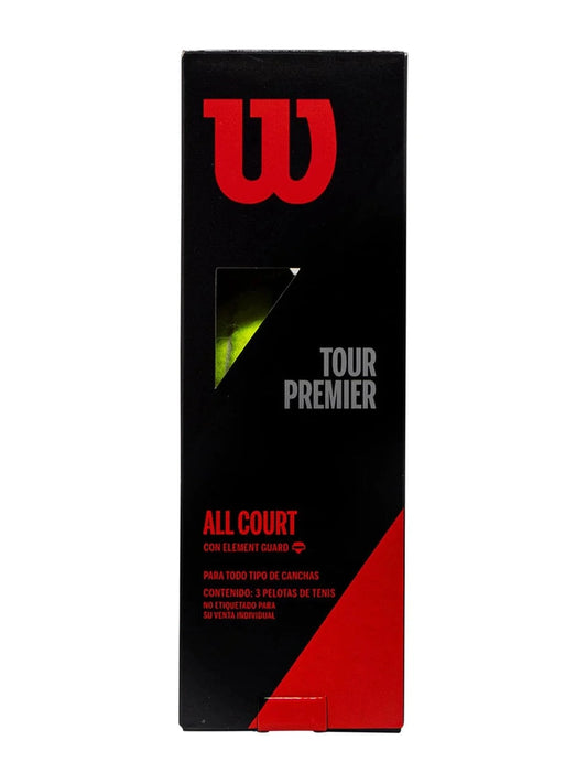 Set de Pelotas Wilson All Court Tour Premiere Tennis
