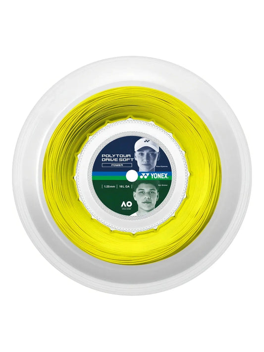 Rollo Yonex Polytour Drive Soft 200m Amarillo