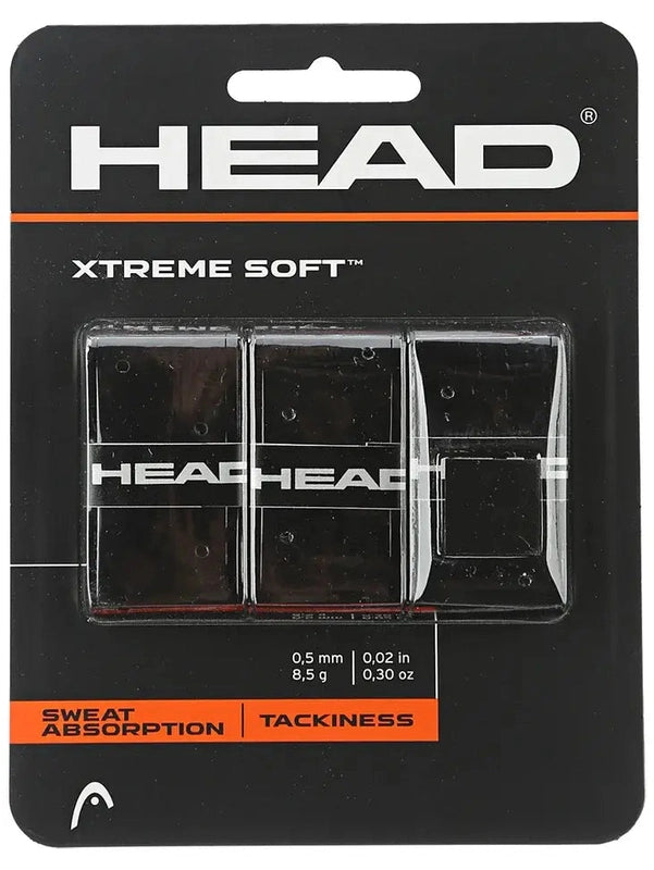 Head Overgrip Xtreme Soft Negro Tennis