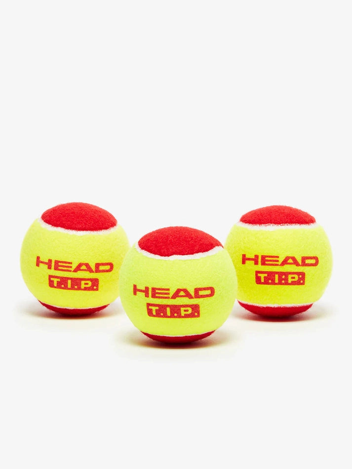 Set de Pelotas Head T.I.P Rojo para Junior 5-7 Años Tennis