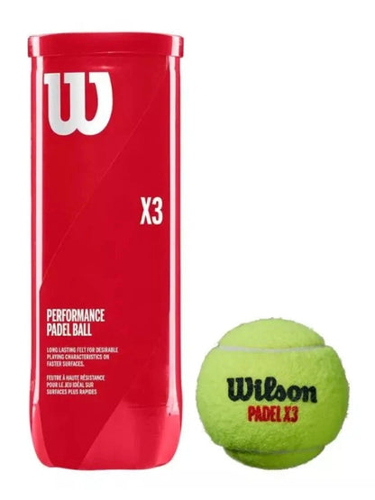 Set de Pelotas Wilson Performance Padel