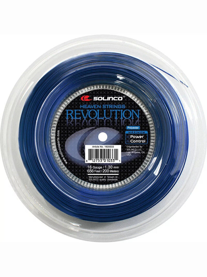Rollo de Cuerda Solinco Revolution, 200 mts Azul